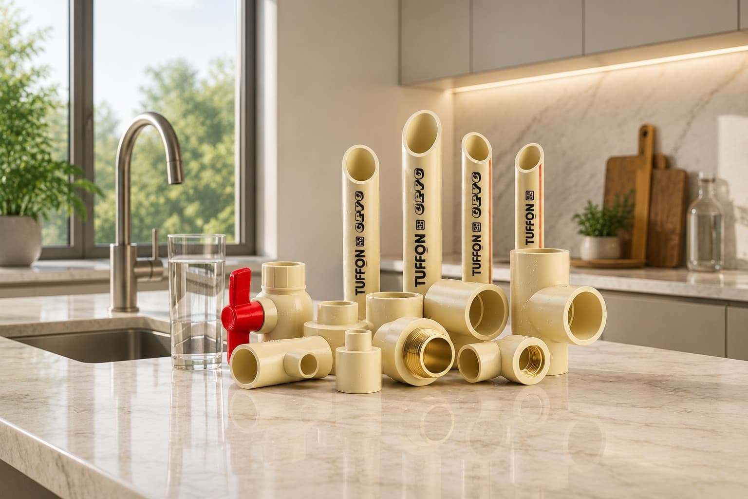 Tuffon CPVC pipes and fittings, full product range